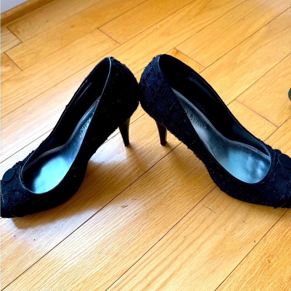 White House Black Market Women's Black Heels
